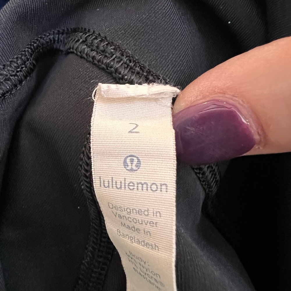 Lululemon black size 2 leggings